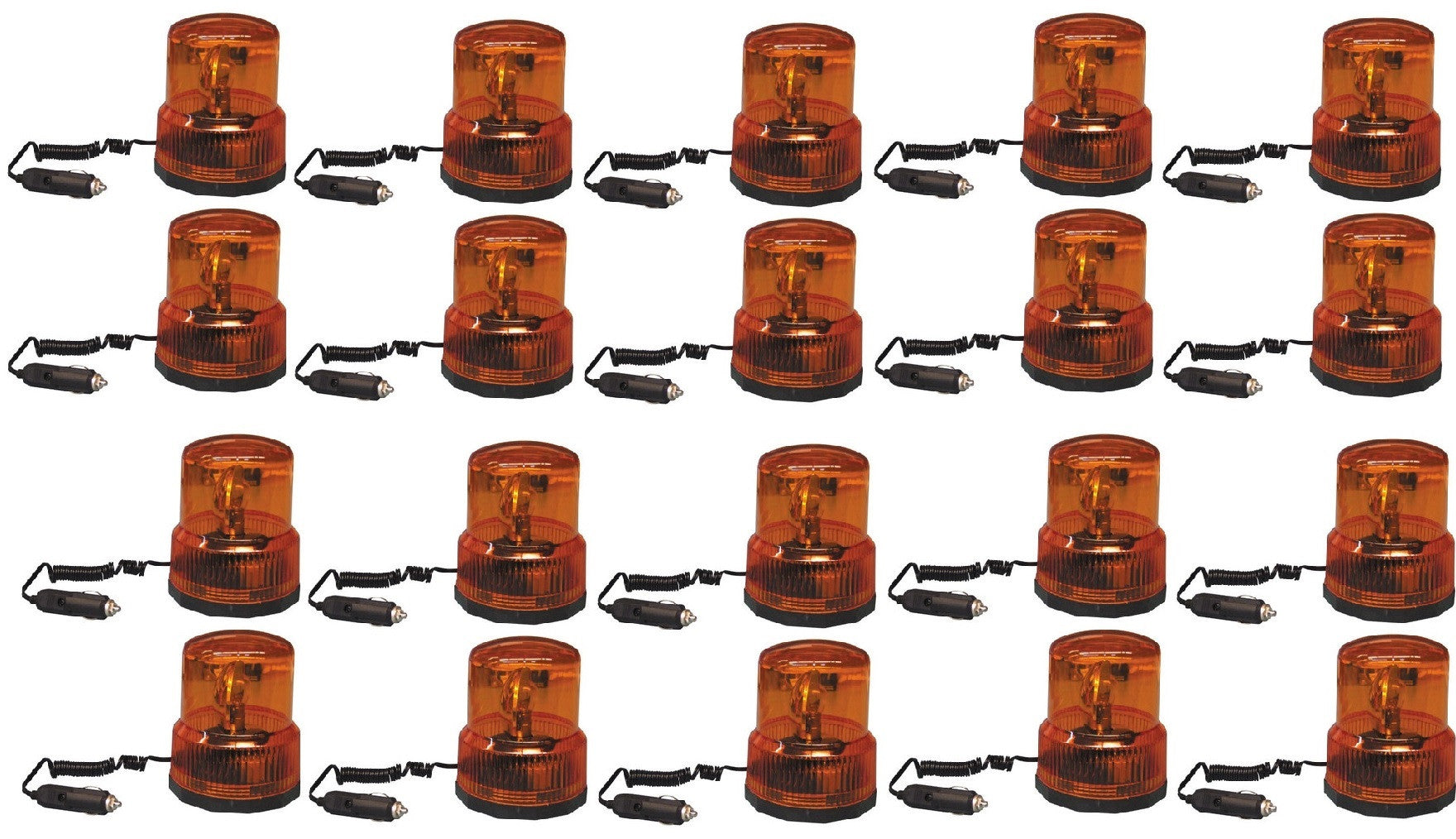 20 Gyrophares magnetique 12v 21w ambre orange gyrophare aimant feu tournant lumiere aimantee ECLATS DESTOCKAGE