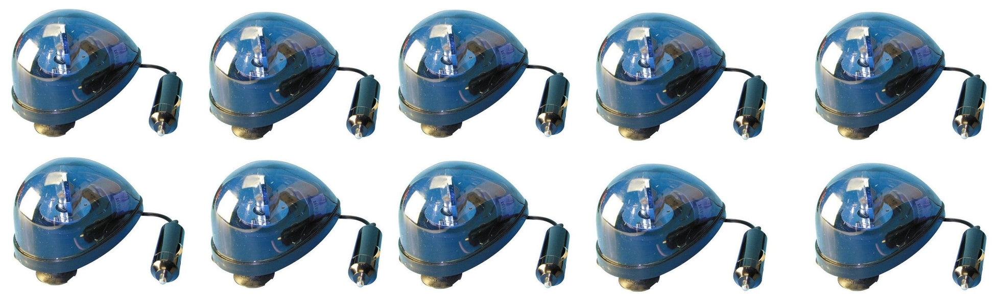 10 Gyrophares bleu ventouse 12v 5w haa65b girophare rotatif eclairage lumiere feu tournant electrique ECLATS DESTOCKAGE