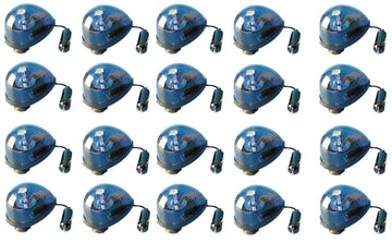20 Gyrophares bleu ventouse 12v 5w haa65b girophare rotatif eclairage lumiere feu tournant electrique ECLATS DESTOCKAGE