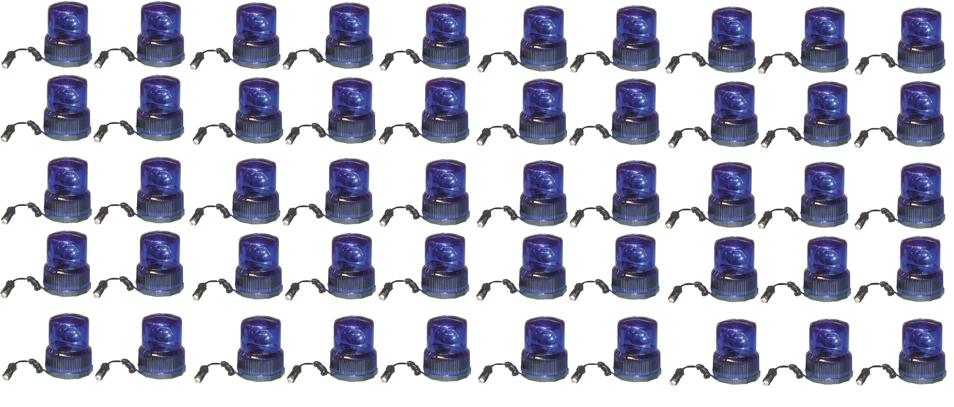 50 Gyrophares electrique magnetique 12v 25w bleu girophare aimante feu lumineux tournant rotatif aimant ECLATS DESTOCKAGE