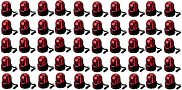 50 Gyrophares electrique magnetique 12v rouge girophare feu tournant lumineux rotatif aimantee aimant ECLATS DESTOCKAGE