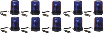 10 Gyrophares electrique magnetique 12vcc 25w bleu girophare gyrophares electriques magnetiques feux ECLATS DESTOCKAGE