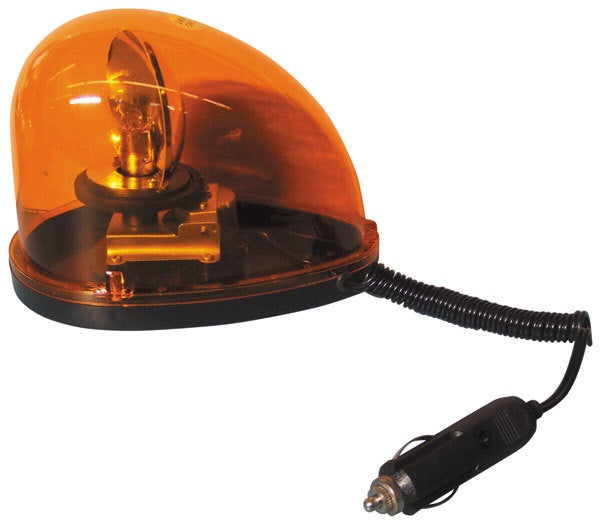 Gyrophare magnetique 24v 21w ambre goutte eau girophare orange feu aimanté electrique ECLATS DESTOCKAGE
