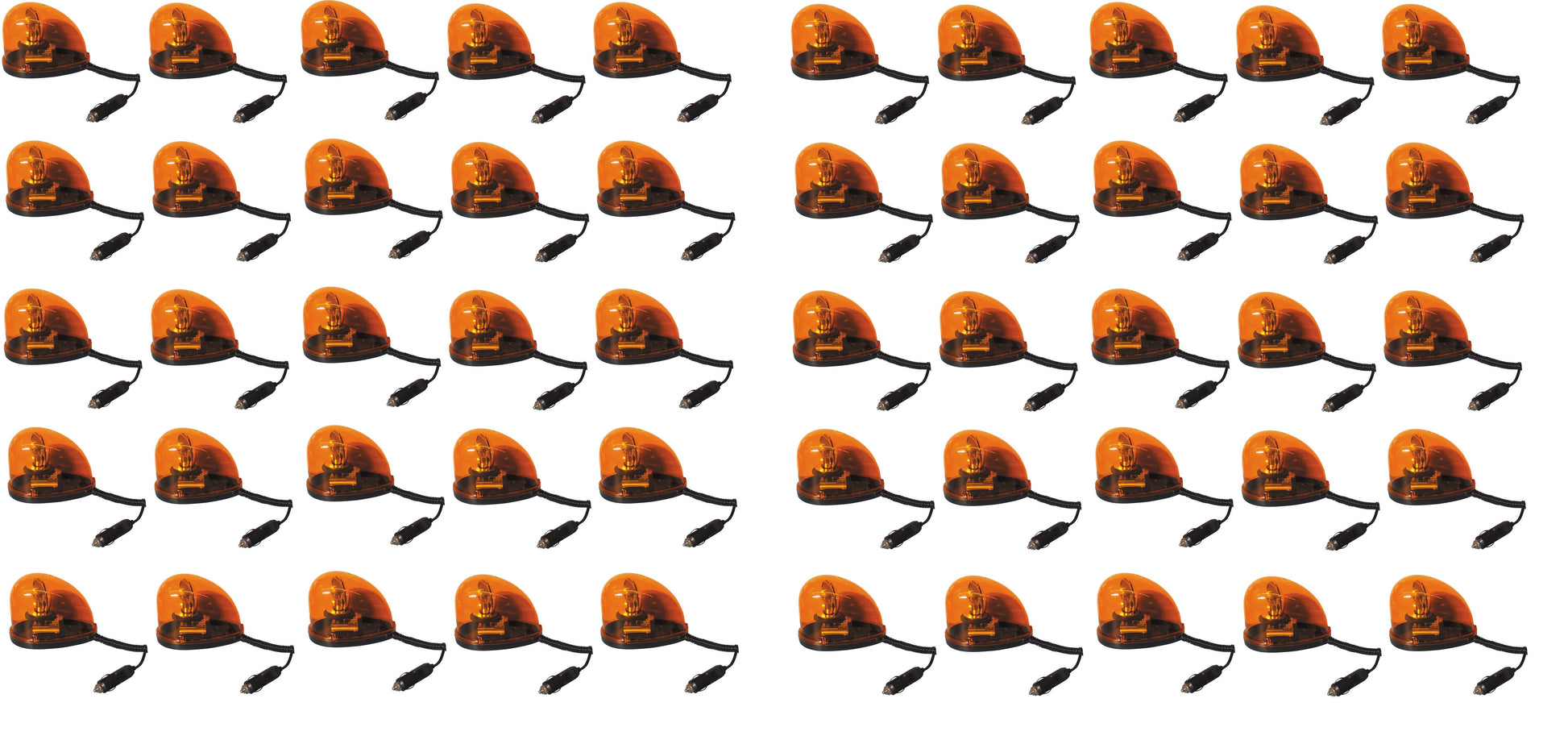 50 Gyrophares magnetique 24v 21w ambre goutte eau girophare orange feu aimanté electrique ECLATS DESTOCKAGE