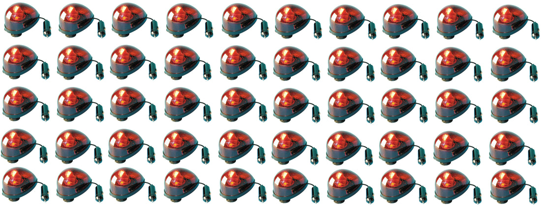 50 Gyrophares rouge ventouse 12v 5w girophare electrique rotatif eclairage lumiere secour feu tournant ECLATS DESTOCKAGE
