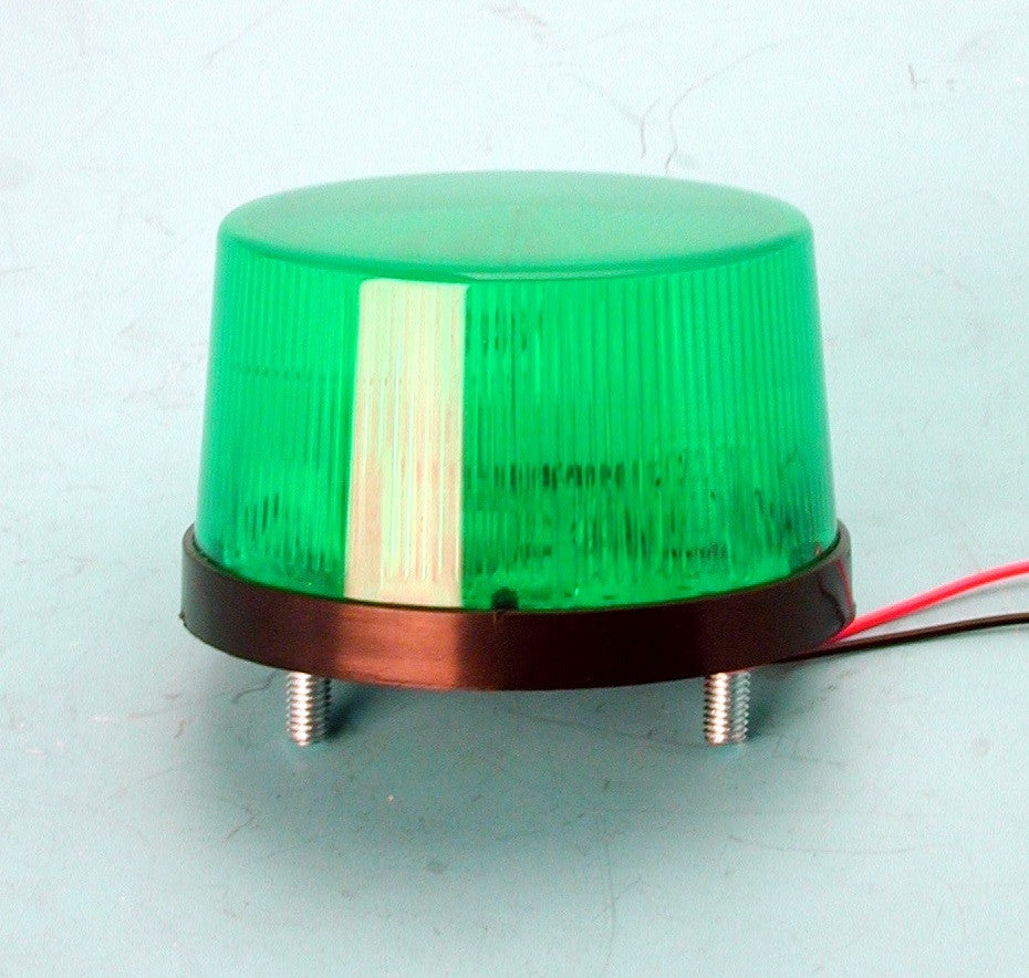 Gyrophare vert clignotant feu de signalisation LED lampe flash stroboscopique 24v dc SL-79 girophare ECLATS DESTOCKAGE