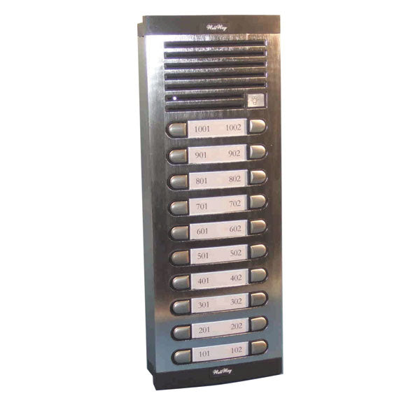 Interphone de rue 20bp (alppn  20xcppnà rajouter) platine interphone de rue platines pour interphone - ECLATS DESTOCKAGE