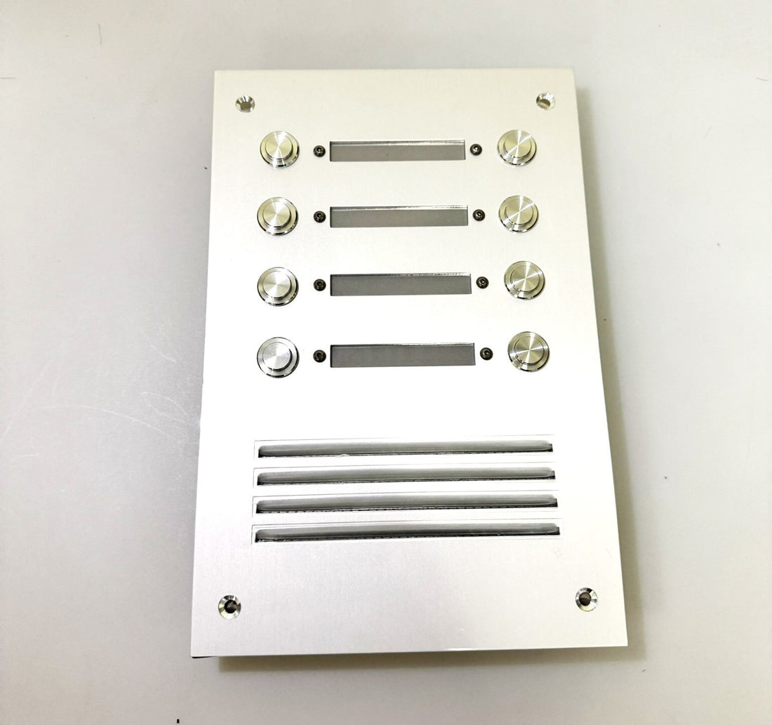 Interphone electronique de rue 8 boutons pour portier phonique immeuble (alpp 8xcpp à rajouter) - ECLATS DESTOCKAGE