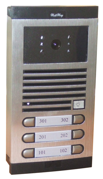 Interphone video couleur code 6bp collectif interphone de rue pour immeubles - ECLATS DESTOCKAGE