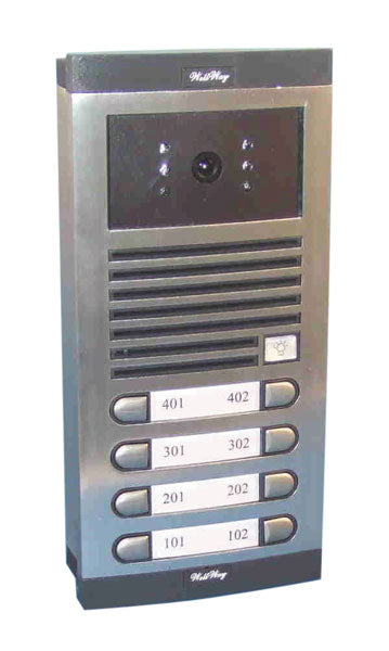 Interphone video electronique code noir et blanc de rue 8bp interphones de rue n/b pour immeubles - ECLATS DESTOCKAGE