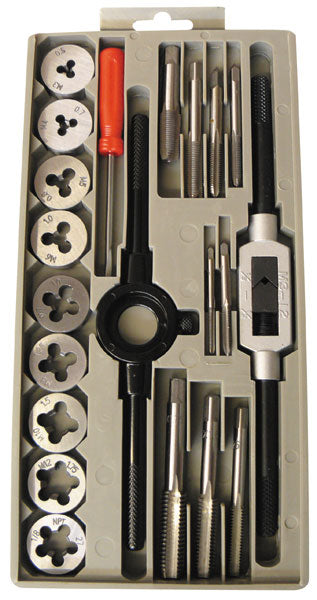 Jeu de tarauds et filieres c.k 21 pcs ouck4032 ECLATS DESTOCKAGE