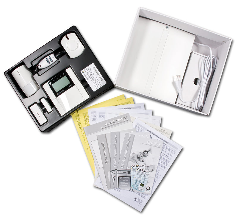 Kit alarme sans fil jablotron pack Jk-82 oasis 868mhz + transmetteur gsm ja82y ECLATS DESTOCKAGE