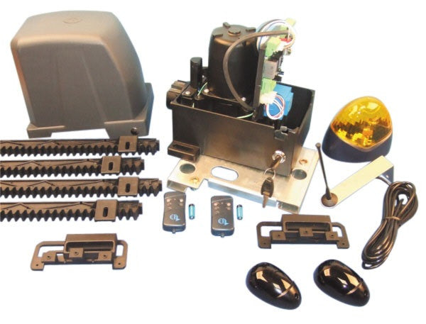 Kit automatisme portail coulissant 400kg motorisation portail pro 610w kits automatismes cl610 ema - ECLATS DESTOCKAGE