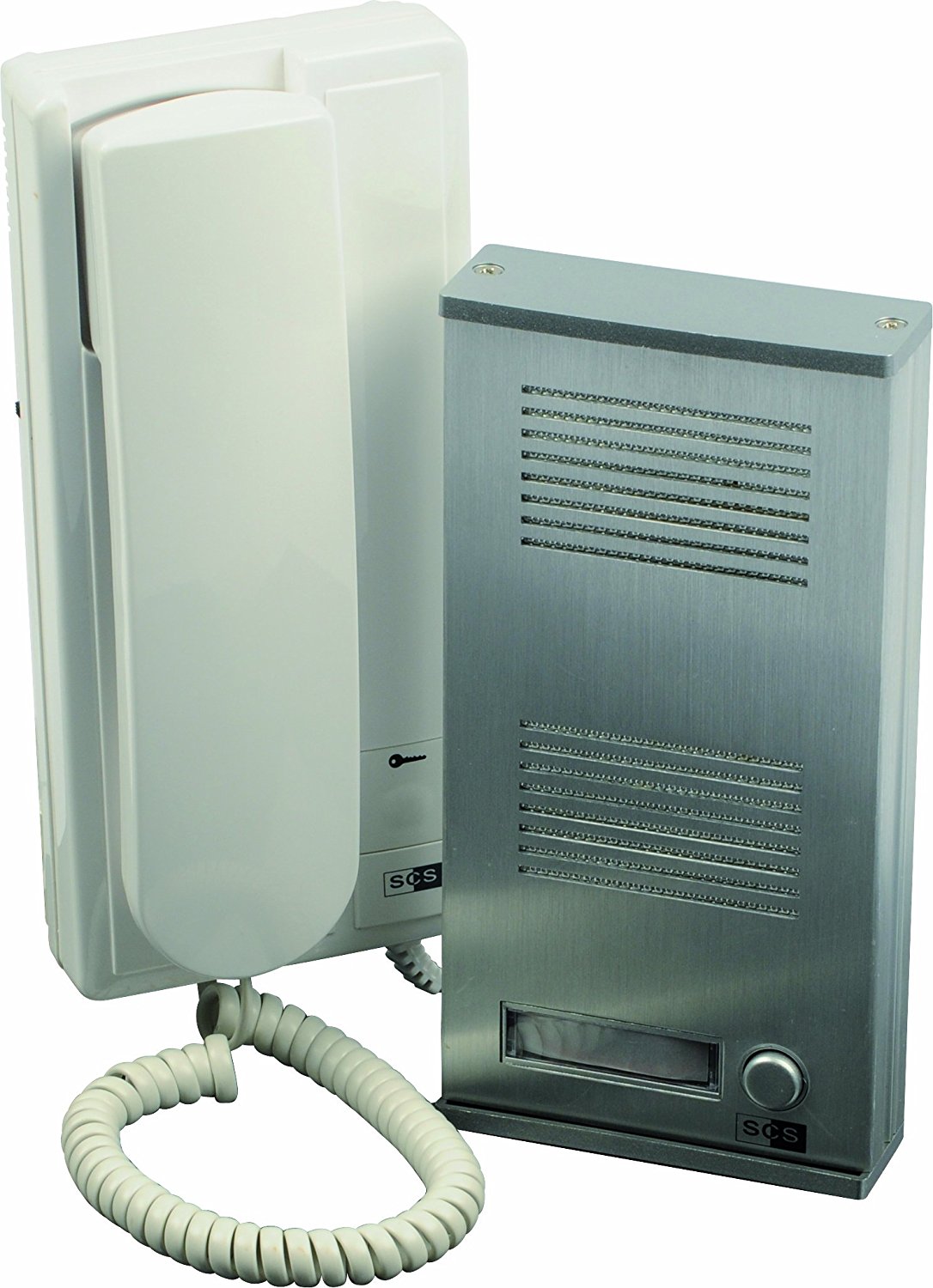 Kit portier audio façade métallique Pose en applique 2 Fils intégral ECLATS DESTOCKAGE
