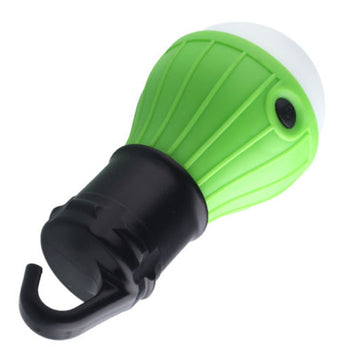 Lampe 3 leds portative verte tente interrupteur bouton ECLATS DESTOCKAGE