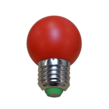 Lampe ampoule e27 led 1w globe couleur rouge 220v 230v 240v 1w 1.1w 1.2w eclairage lumiere ECLATS DESTOCKAGE