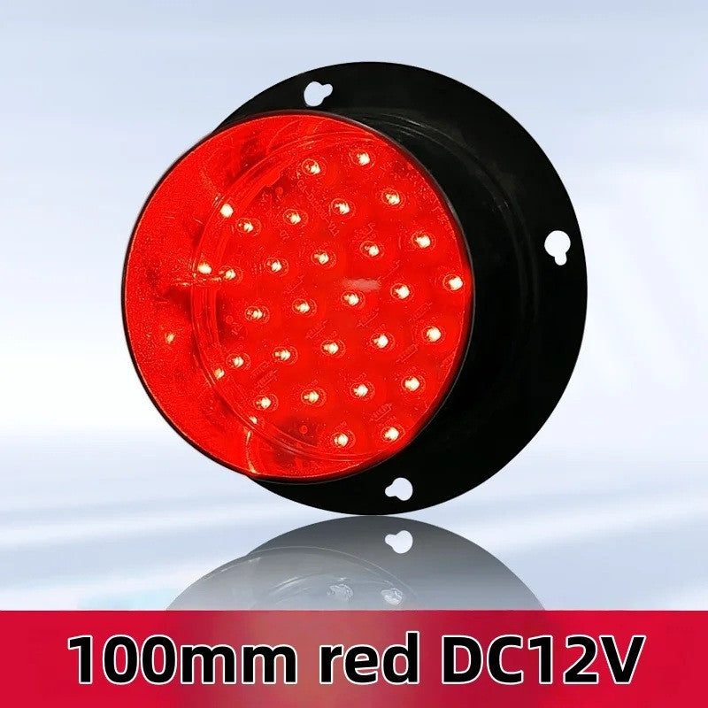 Lampe de feu de circulation LED personnalisée rouge Module de Signal LED DC 12V 100mm ECLATS DESTOCKAGE