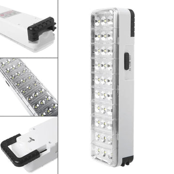 Lampe eclairage rechargeable 30 led 800LM autonomie 3 a 6h 4W batterie secour 1000mAh 220v rL-3331 ECLATS DESTOCKAGE