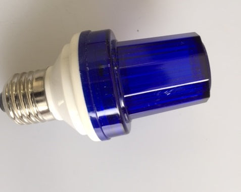 Lampe flash stroboscope bleu 1w 10 led douille e27 220v vdlslb lumiere eclairage stroboscopique ECLATS DESTOCKAGE