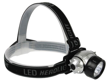 Lampe frontale 7 led blanche ultralumineuse zllhl9 ehl12 bandeau camping chasse ECLATS DESTOCKAGE