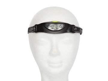 Lampe torche frontale à 3 led lumiere blanche ultralumineuse eclairage ECLATS DESTOCKAGE