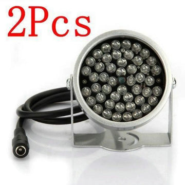 2 Lampe infrarouge vision nocturne IR lumière illuminateur 48 LED pour la caméra de sécurite ECLATS DESTOCKAGE