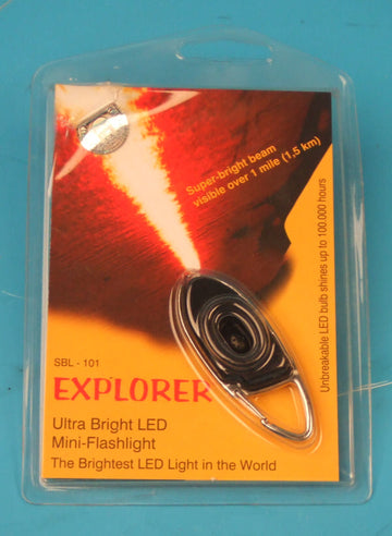 Lampe porte clef avec led blanche (1 seul disponible !} ECLATS DESTOCKAGE