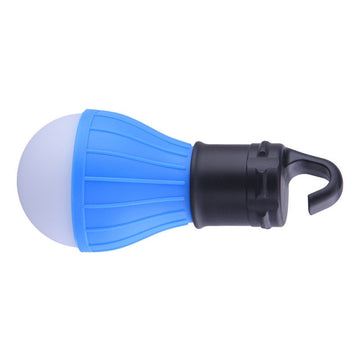 Lampe torche ampoule eclair 3 led portative tente de camping avec crochet et interrupteur bouton ECLATS DESTOCKAGE