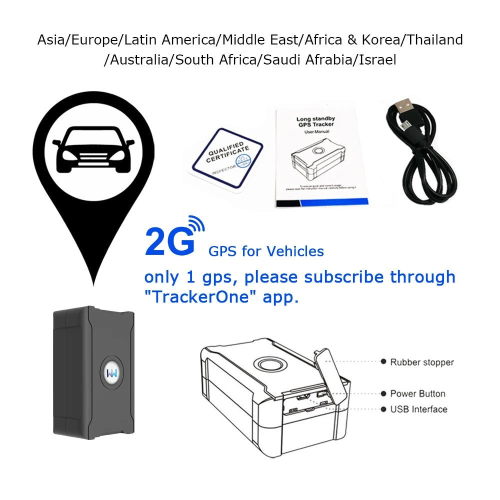 Localisateur traqueur GPS précis à 5 m, suivi à distance automatique, adapté aux voitures, camions et motos ECLATS DESTOCKAGE