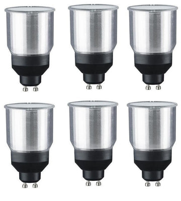 Lot de 6 ampoules 11w economie energie gu10 220v similaire 50w ECLATS DESTOCKAGE