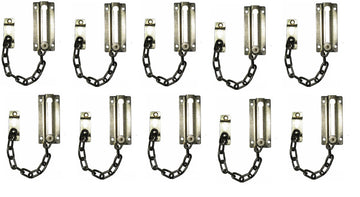 Lot de 10 chainettes de surete doree entrebailleur de porte chaine de securite appartement ECLATS DESTOCKAGE