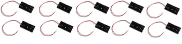 Lot de 10 coupleurs 2 piles r6 a fils ala206-f aa am3 lr6 e91 mn1500 815 4006 boitier ECLATS DESTOCKAGE