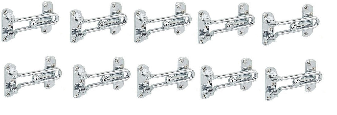 Lot de 10 entrebailleurs de porte appartement villa habitation chainettes chaine de securite ECLATS DESTOCKAGE