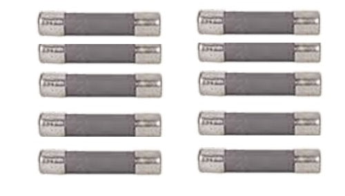 Lot de 10 fusibles verre 6.35 x 32mm / 250ma 220v 250vac alfgtc250ma ECLATS DESTOCKAGE