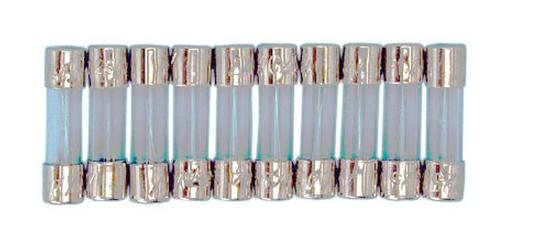 Lot de 10 pieces fusibles verre 6.35 x 32mm rapide 3.15a 6ff3.15n electricite electronique - ECLATS DESTOCKAGE