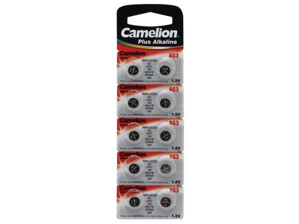 Lot de 10 piles 1.55v 38mah 392s d392 392 sr41w sr41 392 ag3 lr41 l736 v392ac telecommande - ECLATS DESTOCKAGE
