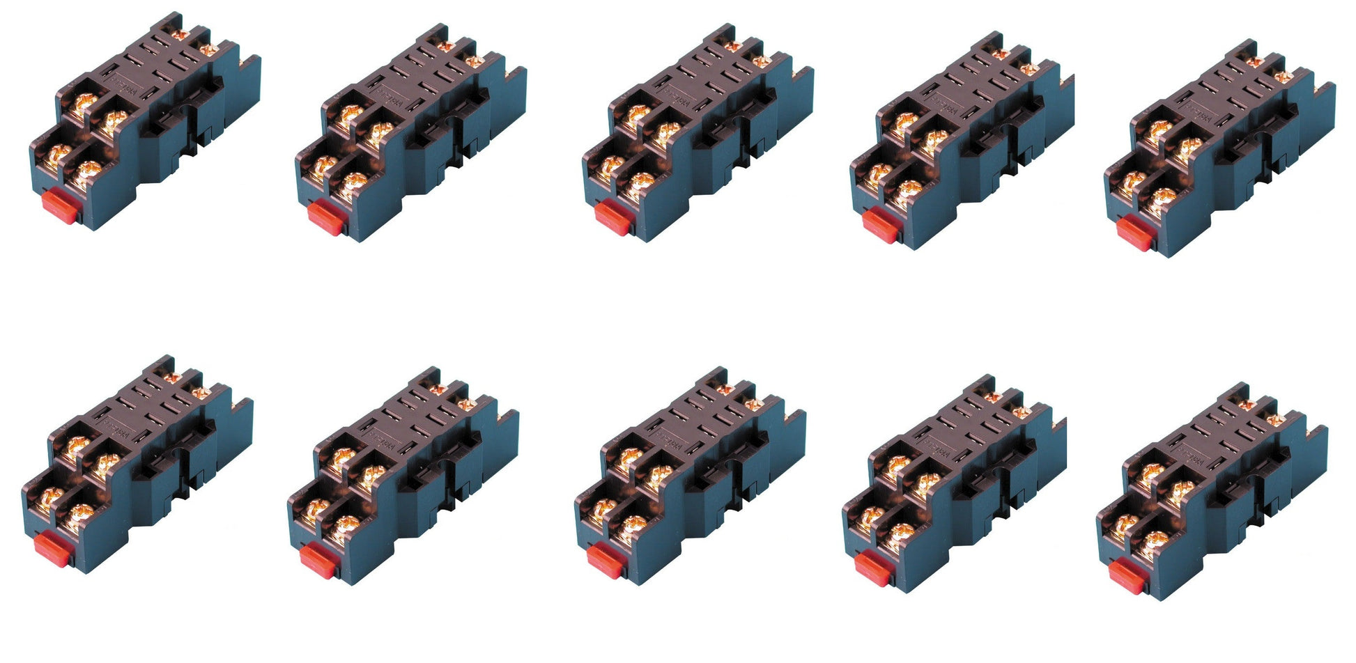 Lot de 10 supports so8p ptf08a relais omron ly2nj jqx-13f hh62p jqx-13f rl12 rl220 8 pins 10a ECLATS DESTOCKAGE