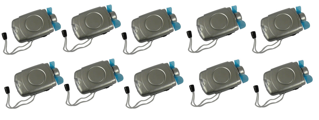 Lot de 10 ventilateur a pile aerateur ventile personnel aeration ventilation poche ou sac à main ECLATS DESTOCKAGE