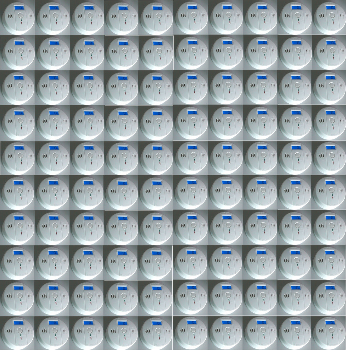 Lot de 100 detecteurs monoxyde carbone co 9v en50291 gf-a03 dp002we capteur alarme autonome buzzer ECLATS DESTOCKAGE