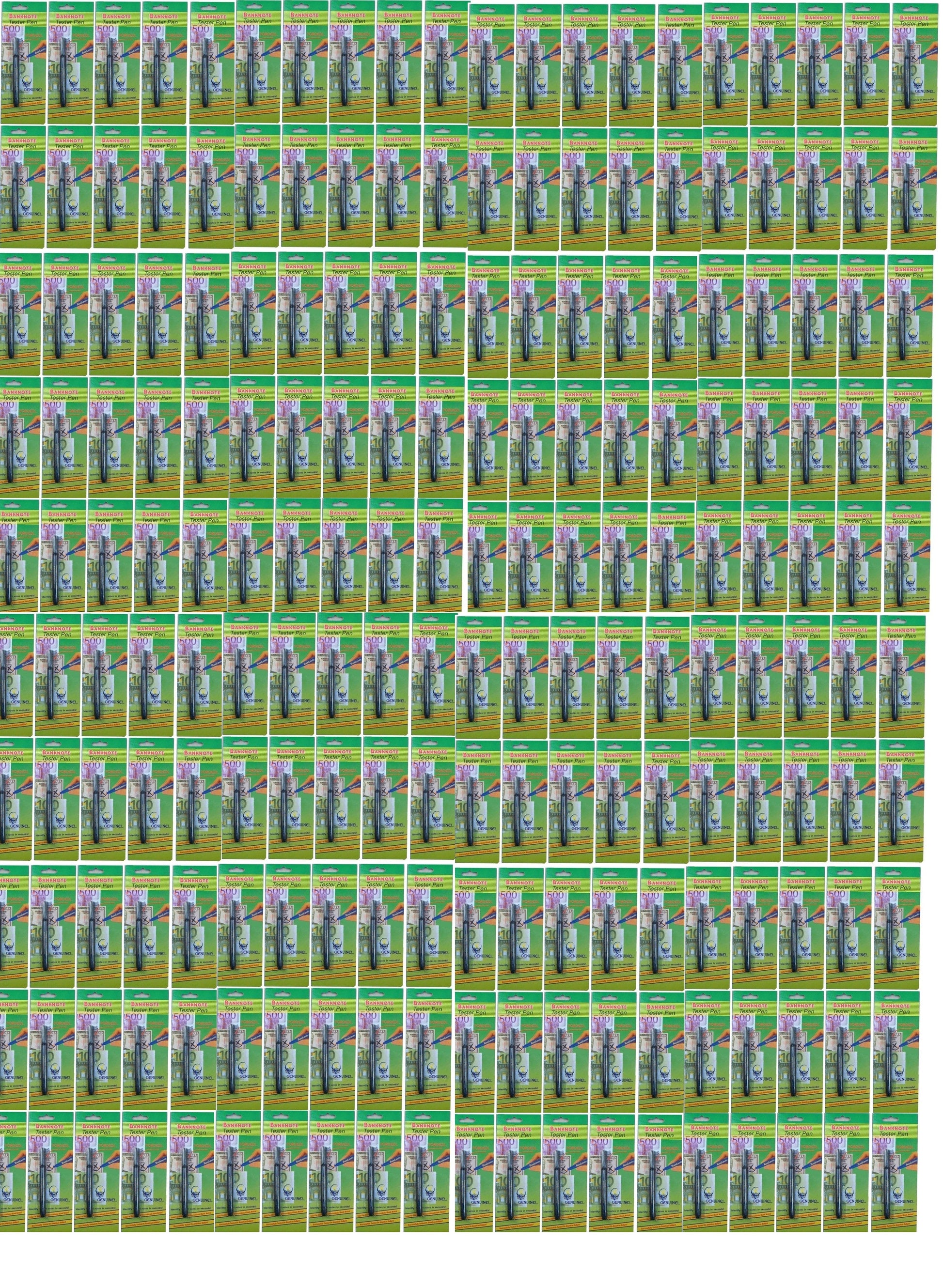 Lot de 200 stylo detecteur de faux billets feutre multi devises usd euro eurotester banknote ECLATS DESTOCKAGE
