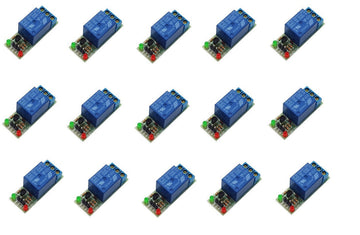 Lot de 15 modules relais arduino 12v 1 canal 220v 10a domotique pic dsp bras avr arm mcu ECLATS DESTOCKAGE