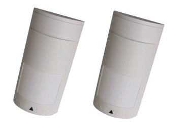 Lot de 2 detecteurs bivolumetrique 14m paradox 525d radar hyperfrequence infrarouge mouvement - ECLATS DESTOCKAGE