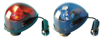 Lot de 2 gyrophares ventouse 12v rouge et bleu electrique rotatif eclairage lumiere feu tournant ECLATS DESTOCKAGE