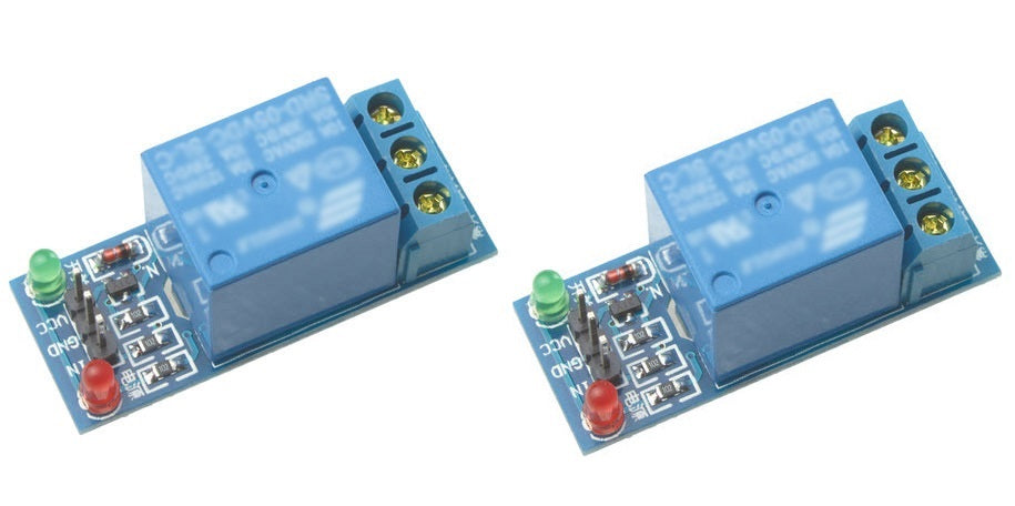 Lot de 2 relais 5v pic sg092-sz dsp bras avr arm mcu  1 canal 220v 10a module arduino domotique ECLATS DESTOCKAGE