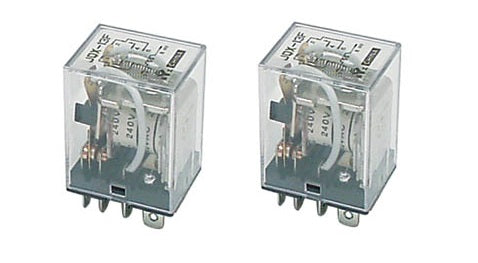Lot de 2 relais lumiere 220v LY2NJ vr10hd2402c 240v 2 contacts no/nf 10a sous 220vca eclairage ptf08a ECLATS DESTOCKAGE