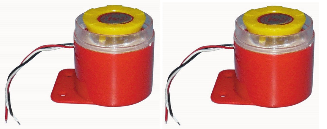 Lot de 2 sirenes 5 12vcc 250ma 108db sv/ps6 5v 6v 7v 8v 9v 10v 11v 12v sfb-55 hurleur ECLATS DESTOCKAGE