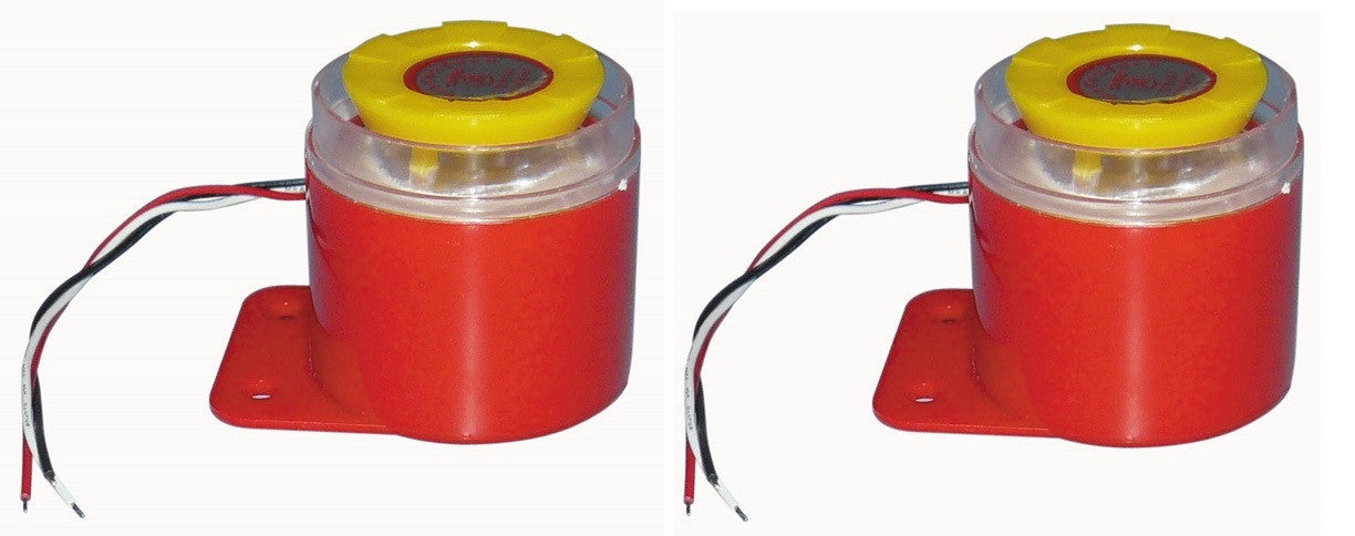 Lot de 2 sirenes 5 12vcc 250ma 108db sv/ps6 5v 6v 7v 8v 9v 10v 11v 12v sfb-55 hurleur ECLATS DESTOCKAGE
