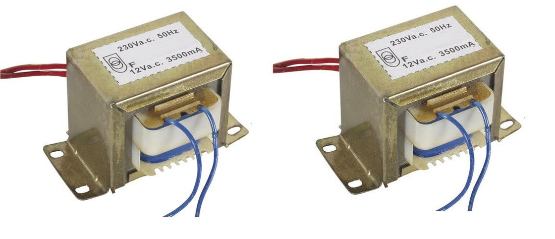 Lot de 2 transformateurs 42va 1 x 12v 112042c alimentation 3500ma 220v 230v 240v chassis ouvert ECLATS DESTOCKAGE