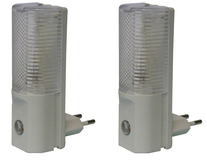 Lot de 2 veilleuses 220v bébé enfant lumiere securite cellule photoélectrique 230v ECLATS DESTOCKAGE