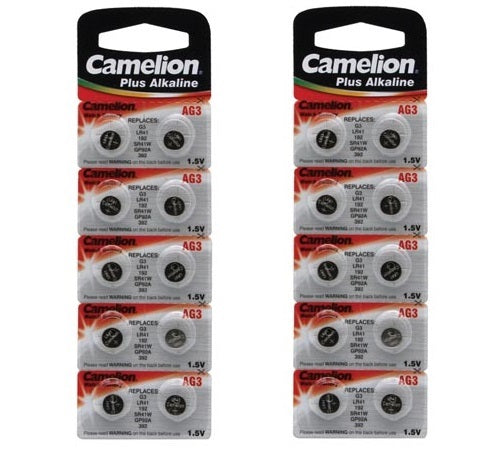 Lot de 20 piles 1.55v 38mah 392s d392 392 sr41w sr41 392 ag3 lr41 l736 v392ac telecommande - ECLATS DESTOCKAGE
